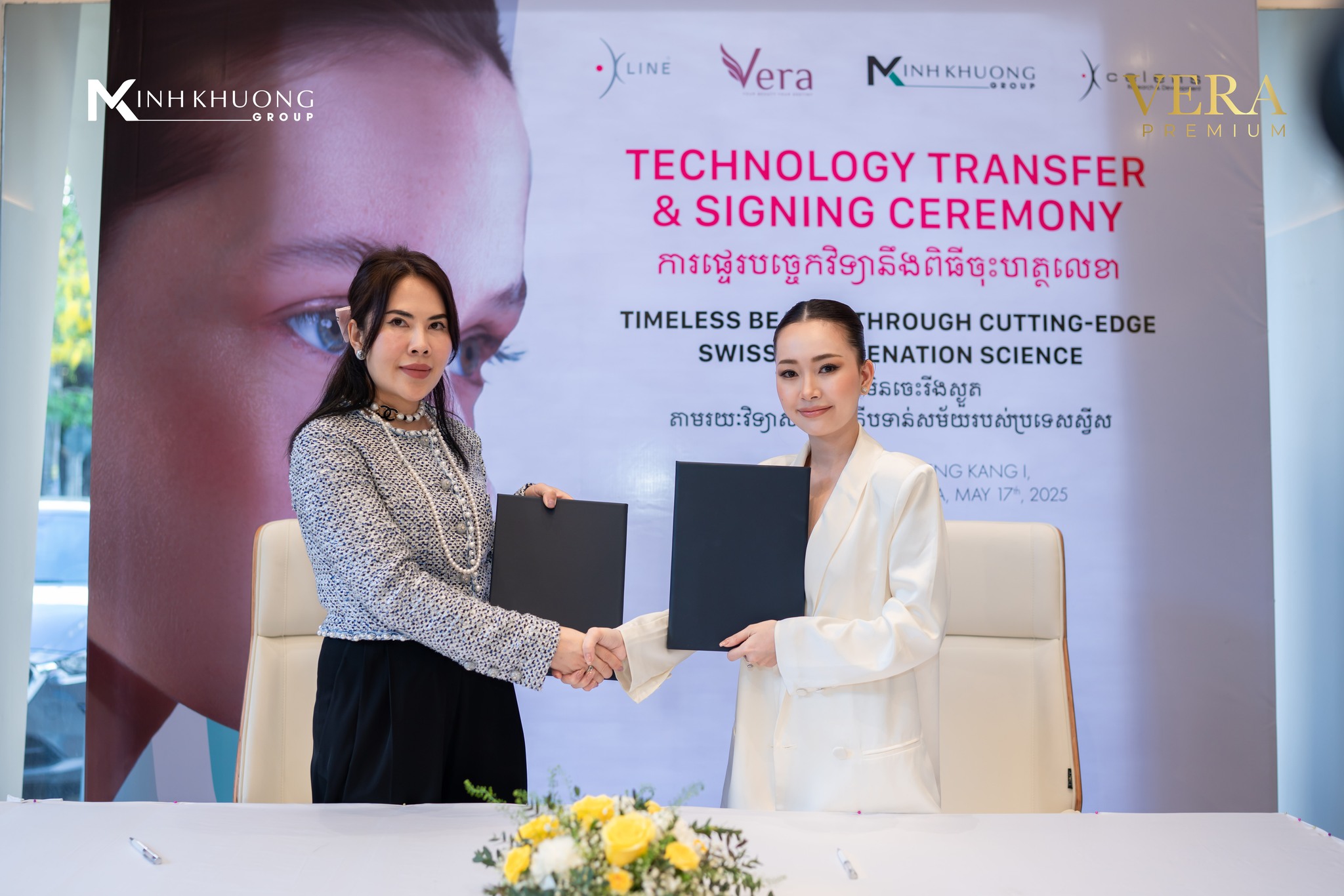Minh Khuong Group và Vera Beauty Ký Kết Hợp Tác – Đưa Công Nghệ Làm Đẹp Thụy Sĩ Đến Gần Hơn Với Thị Trường Cambodia